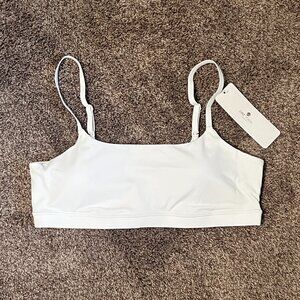 NWT CRZ Yoga White Sports Bra